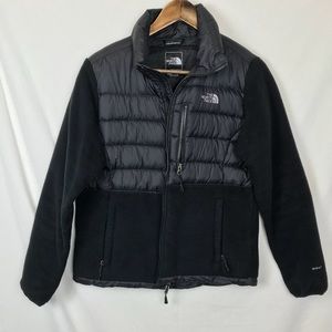 The North Face Down And Fleece Black Jacket Size M